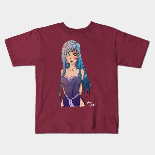 Elf fantasy without background Kids T-Shirt by Hikaruel
